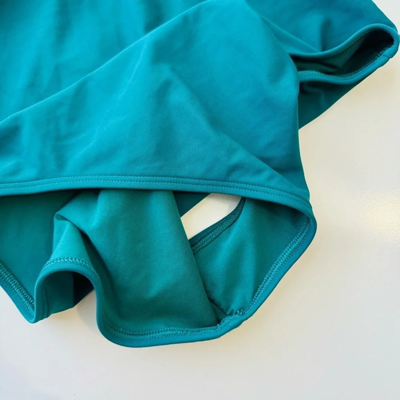 Aerie Green Lace Up One Piece Swimsuit Size Medium - Picture 5 of 12